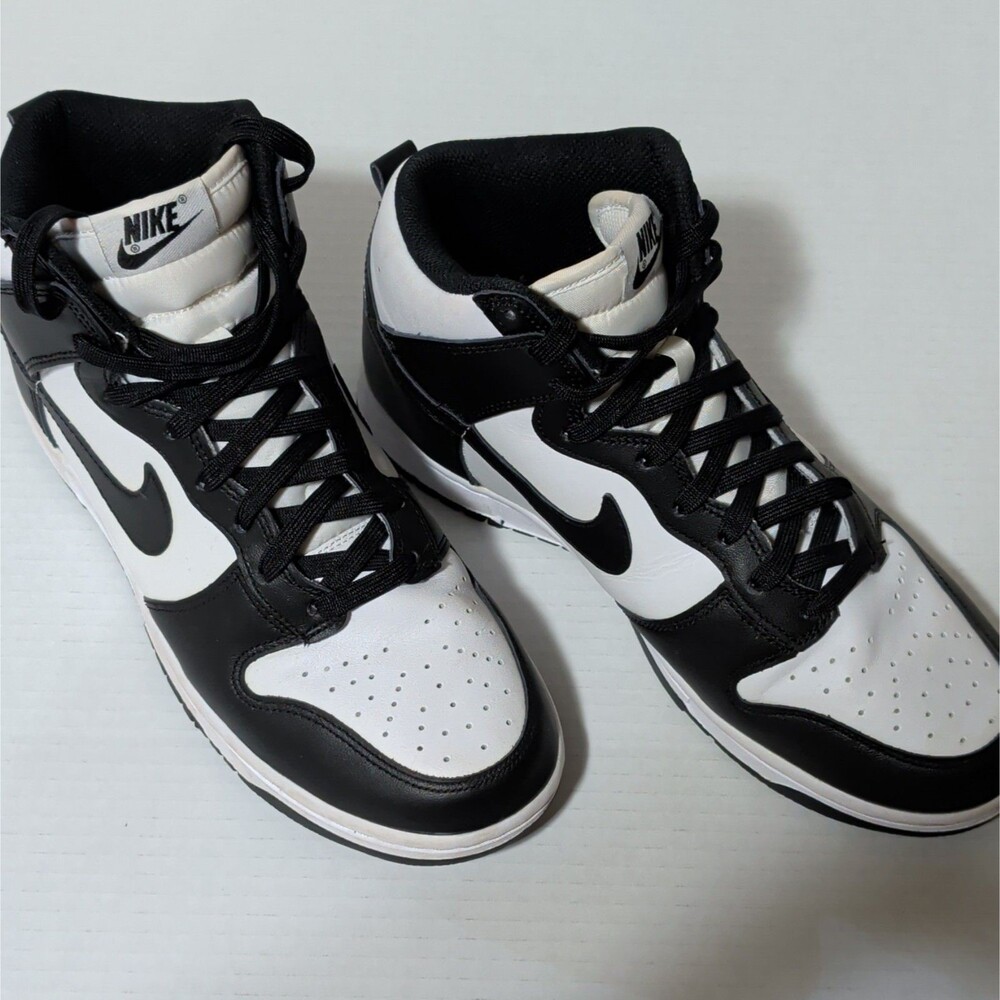 Nike Dunk High Black White Men's High Top Sneaker DD1399-105 Size 8